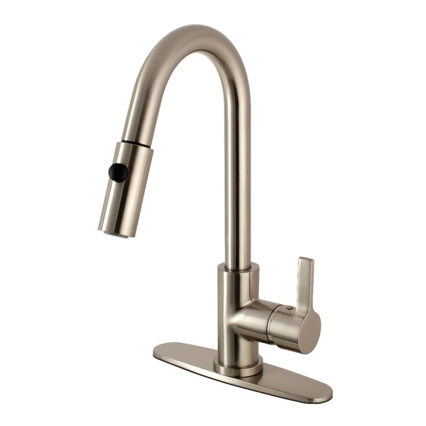 Gourmetier LS8788CTL Continental Single-Handle Pull-Down Kitchen Faucet, Nickel LS8788CTL - main